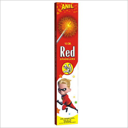 10 CM RED SPARKLERS